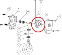 Грузовой вал звёздочка крюковой подвески 0502 купить в Москве с доставкой по всей России | ProtosMarket.ru