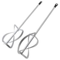 Комплект насадок для строительного миксера, 2шт., 220х560 мм, оцинкованные, хвостовик HEX13 Denzel по ценам производителя в Екатеринбурге с доставкой по всей России