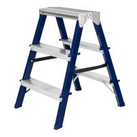 Стремянка двусторонняя 3 ступени, стальная, Сибртех по ценам производителя в Екатеринбурге с доставкой по всей России