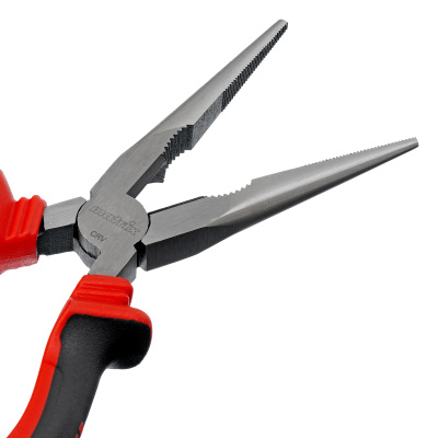 Длинногубцы прямые, 200 мм, хром-ванадий, двухкомпонентные рукоятки Matrix по ценам производителя в Екатеринбурге с доставкой по всей России