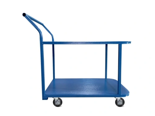 Тележка платформенная TOR ТП-2Я (600х900) 2х-ярусная (125мм) по ценам производителя в Екатеринбурге с доставкой по всей России