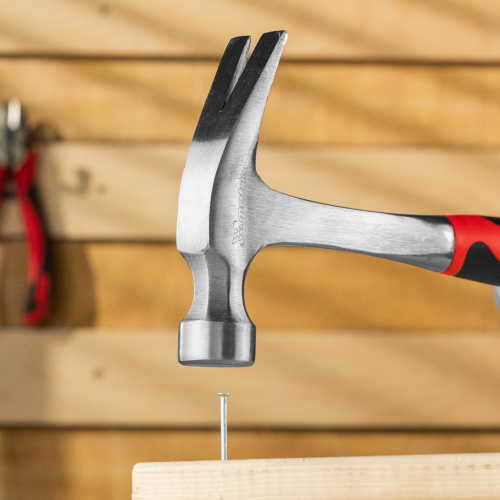 Молоток-гвоздодер, 570 г, цельнометаллический, двухкомпонентная рукоятка Matrix по ценам производителя в Екатеринбурге с доставкой по всей России