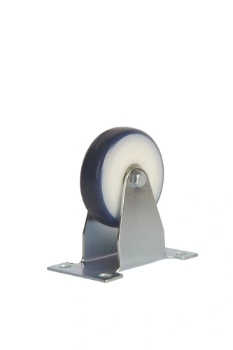 Колесо аппаратное неповоротное FCv 93 75 мм (синяя резина) по ценам производителя в Екатеринбурге с доставкой по всей России