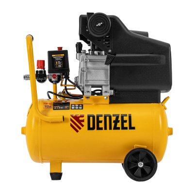Компрессор воздушный DC1500/24, прямой привод, 1.5 кВт, 24 литра, 220 л/мин Denzel по ценам производителя в Екатеринбурге с доставкой по всей России