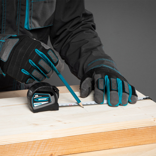 Рулетка "Doppelhaken",3 м x 16 мм,односторонний зацеп,Нейлон,двусторонняя шкала,автоматическая фиксация Gross по ценам производителя в Екатеринбурге с доставкой по всей России