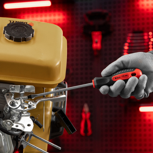 Отвертка Fusion, SL6 х 150 мм, CrV, трехкомпонентная рукоятка "Anti slip" Matrix по ценам производителя в Екатеринбурге с доставкой по всей России