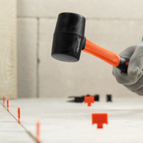 Киянка резиновая, 225 г, черная резина, фибергласовая рукоятка Sparta по ценам производителя в Екатеринбурге с доставкой по всей России