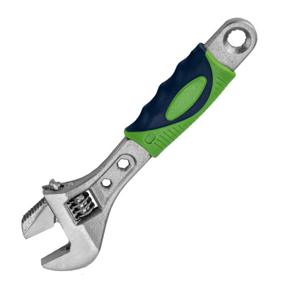 Ключ разводной, 150мм, переставная губка, 2-х комп. рукоятка Сибртех по ценам производителя в Екатеринбурге с доставкой по всей России