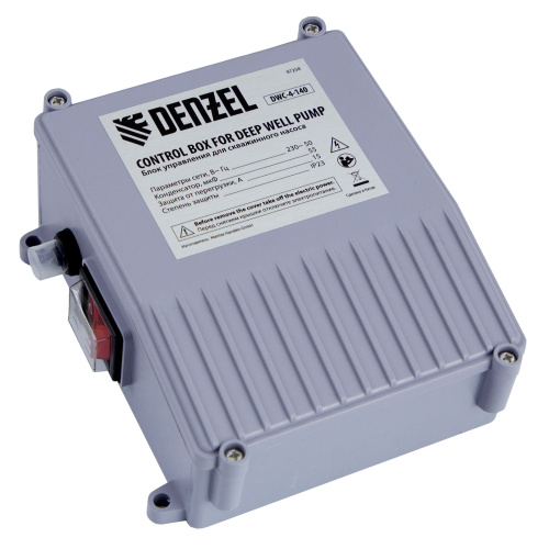 Скважинный насос DWC-4-140, центробежный, диаметр 4", 2000 Вт, 6000 л/ч, напор 140 м Denzel по ценам производителя в Екатеринбурге с доставкой по всей России