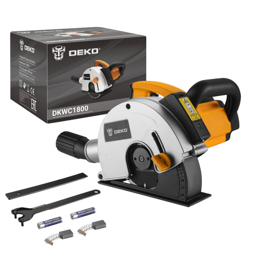 Штроборез DEKO DKWC1800, 125 мм, 1800 Вт, лазерный указатель по ценам производителя в Екатеринбурге с доставкой по всей России