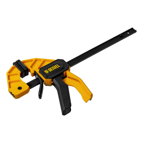 Струбцина F-образная, быстрозажимная, 150 х 55 мм, усиленный нейлоновый корпус Denzel по ценам производителя в Екатеринбурге с доставкой по всей России