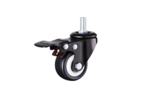 Колесо мебельное поворотное SCZTB 25 50 мм с болтом и тормозом по ценам производителя в Екатеринбурге с доставкой по всей России