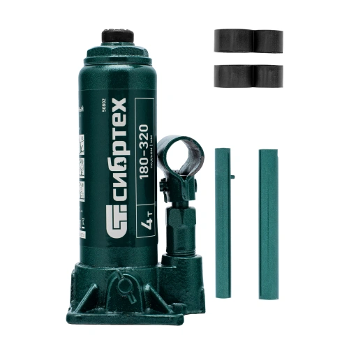 Домкрат гидравлический бутылочный, 4 т, 180-320 мм Сибртех по ценам производителя в Екатеринбурге с доставкой по всей России