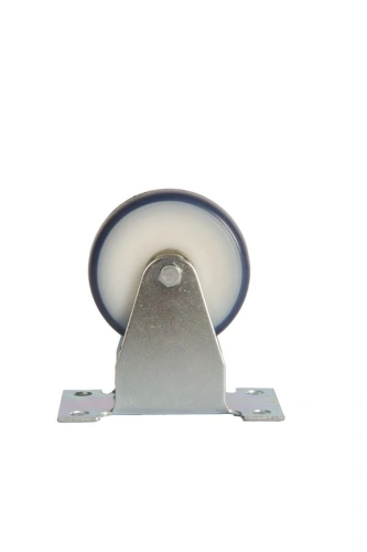 Колесо аппаратное неповоротное FCv 93 75 мм (синяя резина) по ценам производителя в Екатеринбурге с доставкой по всей России