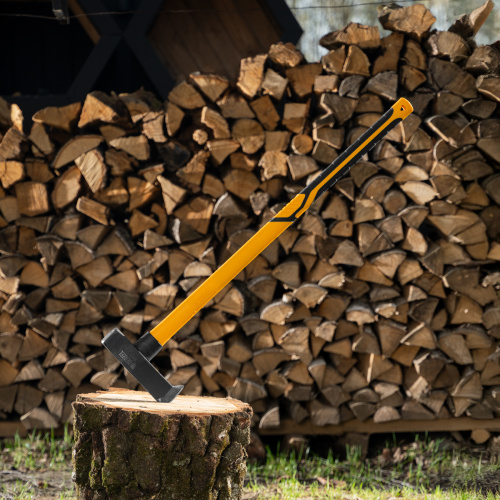 Колун-кувалда 3000 г, кованая, фибергласовая  рукоятка c TPR покрытием, 880 мм Denzel по ценам производителя в Екатеринбурге с доставкой по всей России