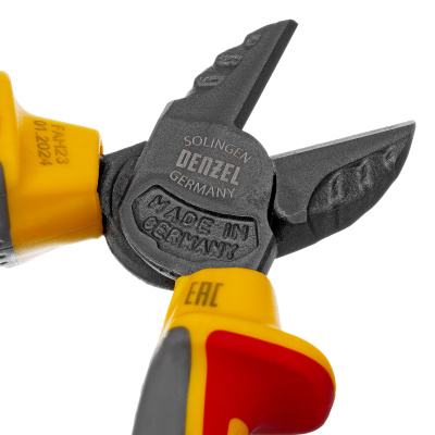 Бокорезы, диэлектрические рукоятки, до 1000 В, трехкомпонентные рукоятки, 160 мм Denzel по ценам производителя в Екатеринбурге с доставкой по всей России