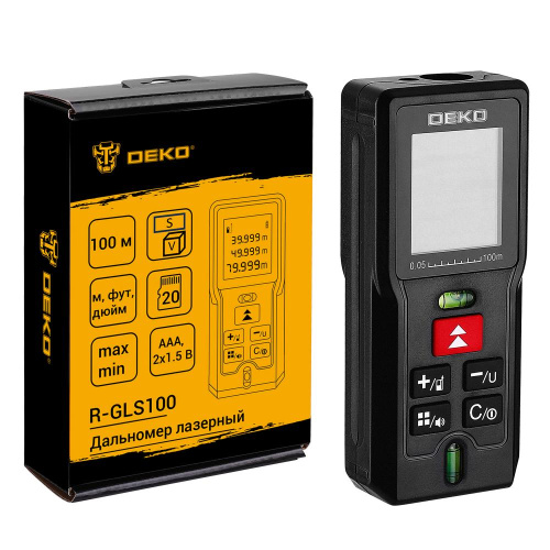 Дальномер лазерный DEKO R-GLS100 по ценам производителя в Екатеринбурге с доставкой по всей России