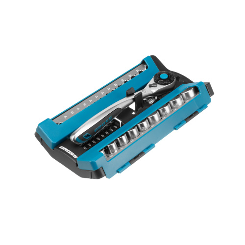 Набор торцевых головок, трещотка 120 зубьев, 1/2", 1/4", CrV, 41 предмет Gross по ценам производителя в Екатеринбурге с доставкой по всей России