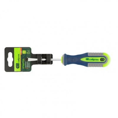 Отвертка, SL5 х 75 мм, CrV, трехкомпонентная рукоятка Сибртех по ценам производителя в Екатеринбурге с доставкой по всей России