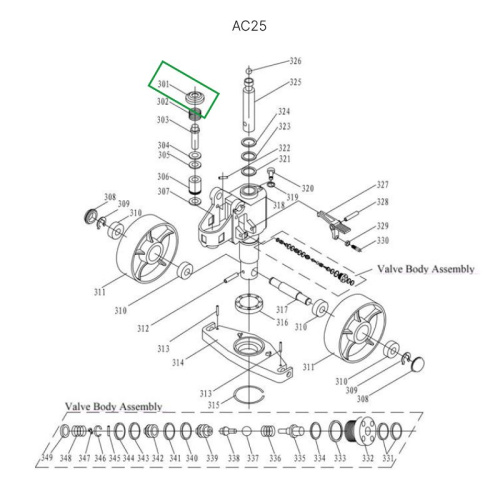 Крышка пружины для гидравлических тележек AC25 по ценам производителя в Екатеринбурге с доставкой по всей России