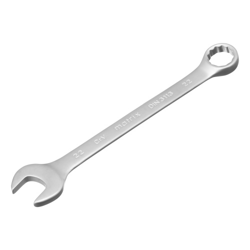 Набор ключей комбинированных, 6-22 мм, 12 шт, CrV, матовый хром Matrix по ценам производителя в Екатеринбурге с доставкой по всей России