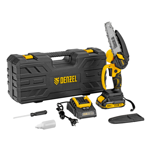Цепная мини-пила аккумуляторная бесщет., CCS-150, шина 150 мм, Li-Ion, 20 В Denzel по ценам производителя в Екатеринбурге с доставкой по всей России