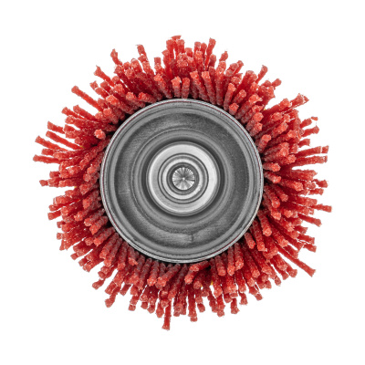 Щетка для дрели, 65 мм, Чашка, со шпилькой, нейлоновая щетина Denzel по ценам производителя в Екатеринбурге с доставкой по всей России