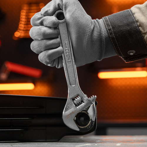 Ключ разводной, 200 мм, хромированный Sparta по ценам производителя в Екатеринбурге с доставкой по всей России