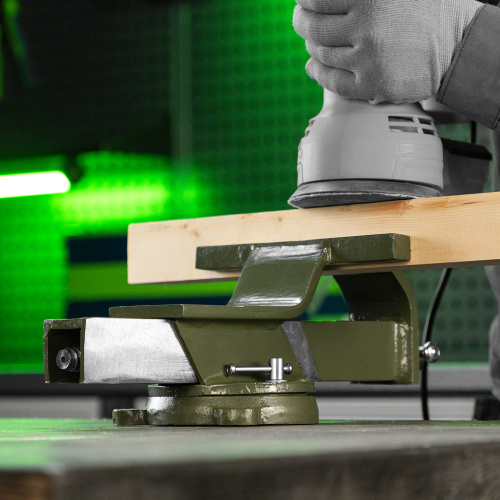 Тиски слесарные, 200 мм, стальные, поворотные Сибртех по ценам производителя в Екатеринбурге с доставкой по всей России