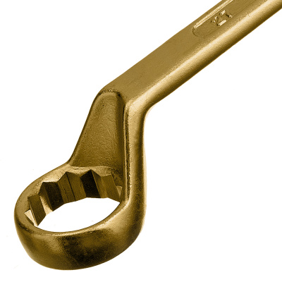 Ключ накидной, 24 х 27 мм, желтый цинк Сибртех по ценам производителя в Екатеринбурге с доставкой по всей России