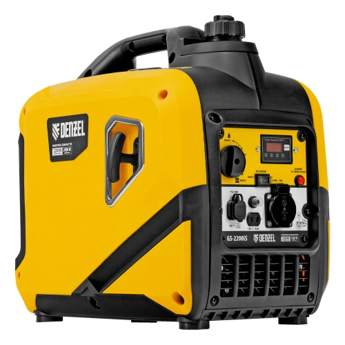 Генератор инверторный GS-2200iS, 2,2 кВт, 230 В, закрытый корпус, ручной старт DENZEL по ценам производителя в Екатеринбурге с доставкой по всей России