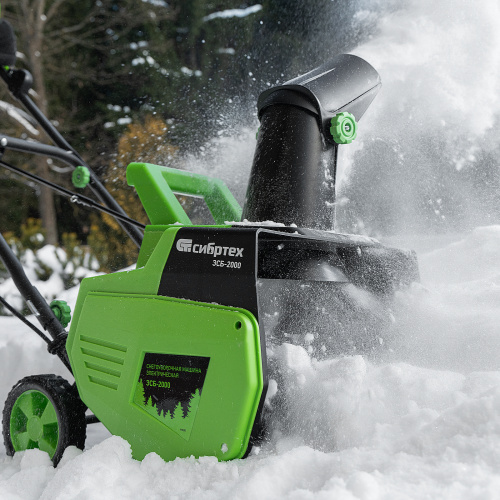 Снегоуборочная машина электрическая ЭСБ-2000, 2 кВт Сибртех по ценам производителя в Екатеринбурге с доставкой по всей России