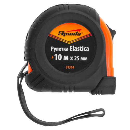 Рулетка Elastica,10 м х 25 мм,обрезиненный корпус Sparta по ценам производителя в Екатеринбурге с доставкой по всей России