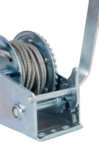 Лебедка ручная барабанная с тросом  400кг  10м оцинкованная TOR FD по ценам производителя в Екатеринбурге с доставкой по всей России