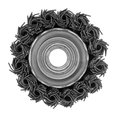 Щетка для УШМ, 65 мм, М14, "чашка", крученая проволока 0.8 мм Matrix по ценам производителя в Екатеринбурге с доставкой по всей России