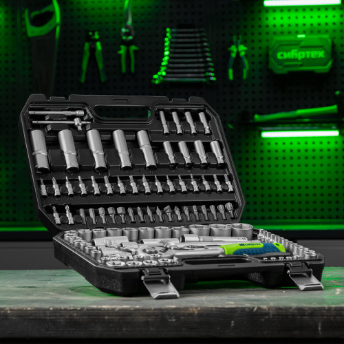 Набор инструментов, 1/2", 1/4", 108 предметов// Сибртех по ценам производителя в Екатеринбурге с доставкой по всей России