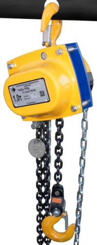 Таль ручная шестеренная цепная стационарная ТРШСп 1,0 т 3 м УХЛ1 -60/+40 купить в Москве с доставкой по всей России | ProtosMarket.ru