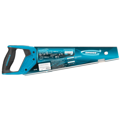 Ножовка по дереву "Piranha", 400 мм, 7-8 TPI, зуб-3D, каленый зуб, двухкомпонентная рукоятка Gross по ценам производителя в Екатеринбурге с доставкой по всей России