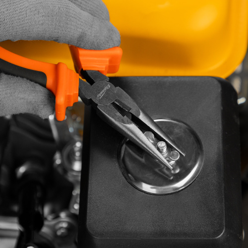 Длинногубцы прямые Comfort, 160 мм ,шлифованные, двухкомпонентные рукоятки Sparta по ценам производителя в Екатеринбурге с доставкой по всей России