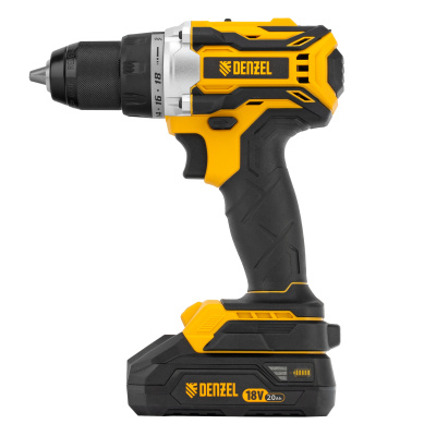 Дрель-шуруповерт аккумуляторная, бесщет. BLDL-18-02 Li-Ion, 18 В Denzel по ценам производителя в Екатеринбурге с доставкой по всей России