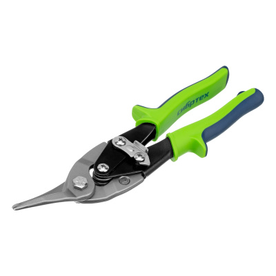 Ножницы по металлу, 250 мм, левый рез, сталь С55, двухкомпонентные рукоятки СИБРТЕХ по ценам производителя в Екатеринбурге с доставкой по всей России