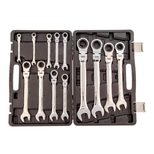 Набор ключей комбинированных, трещоточных шарнирных 13 шт. Matrix по ценам производителя в Екатеринбурге с доставкой по всей России
