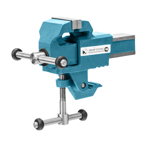 Тиски слесарные, 63 мм, крепление для стола, винтовой зажим (Глазов) по ценам производителя в Екатеринбурге с доставкой по всей России