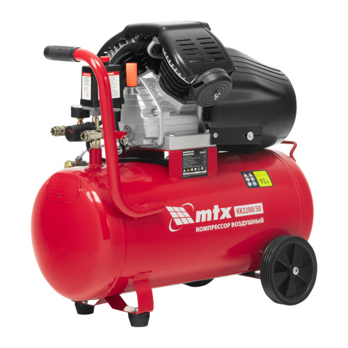 Компрессор воздушный КК-2200/50, 2,2 кВт, 350 л/мин, 50 л, прямой привод, масляный MTX по ценам производителя в Екатеринбурге с доставкой по всей России