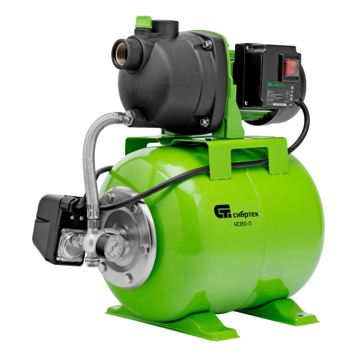 Насосная станция НС850-П, 850 Вт, напор 42 м, 3500 л/ч, ресивер 19 л Сибртех по ценам производителя в Екатеринбурге с доставкой по всей России