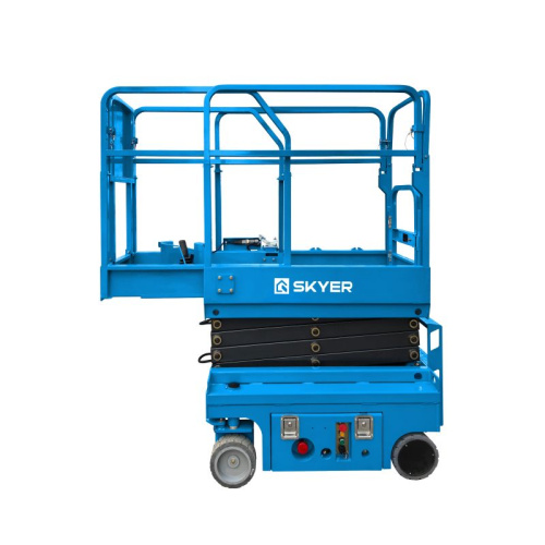 Самоходный ножничный подъемник SKYER PL0624 с выдвижной платформой (узкая база) по ценам производителя в Екатеринбурге с доставкой по всей России