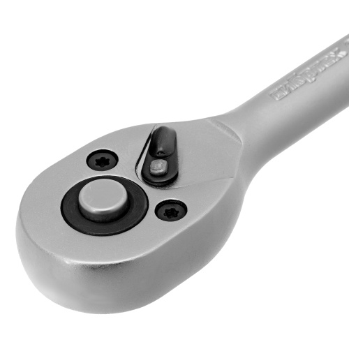 Ключ-трещотка 1/4", 45 зубьев, с быстрым сбросом, матовый хром Сибртех по ценам производителя в Екатеринбурге с доставкой по всей России