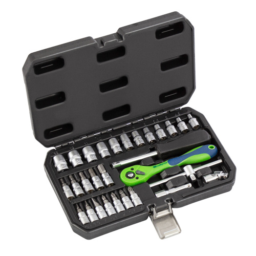 Набор инструментов 29 предметов, CrV, 1/4" Сибртех по ценам производителя в Екатеринбурге с доставкой по всей России