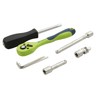 Набор инструментов 56 предметов, CrV, 1/4" Сибртех по ценам производителя в Екатеринбурге с доставкой по всей России