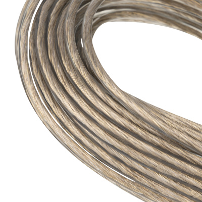 Трос металлополимерный прозрачный ПР-4.0, толщина 4.0 мм, моток 20 метров Сибртех по ценам производителя в Екатеринбурге с доставкой по всей России